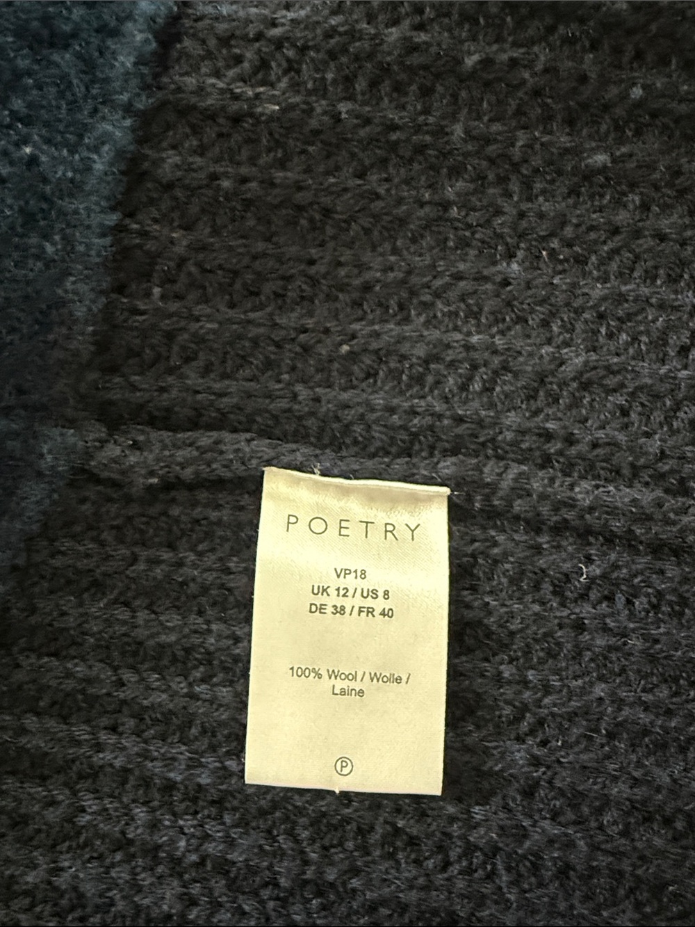 Poetry Navy Hooded Button Cardigan - Picture 3 of 4
